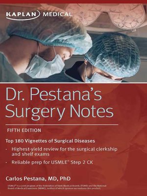 cover image of Dr. Pestana's Surgery Notes